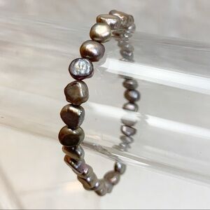 Real Pearl Stretch Bracelet